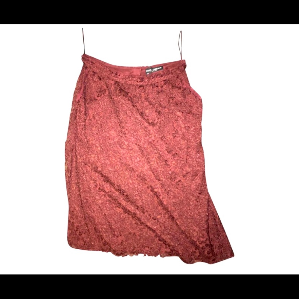 Dolce& Gabbana Lace Skirt w/Pockets